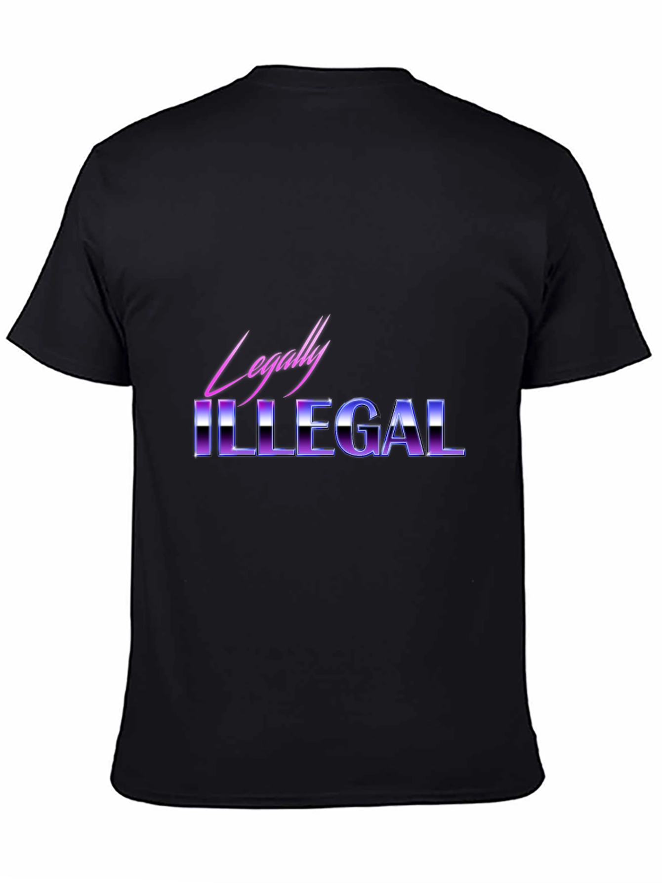 Legally Illegal Graphic Tee - Retro Style