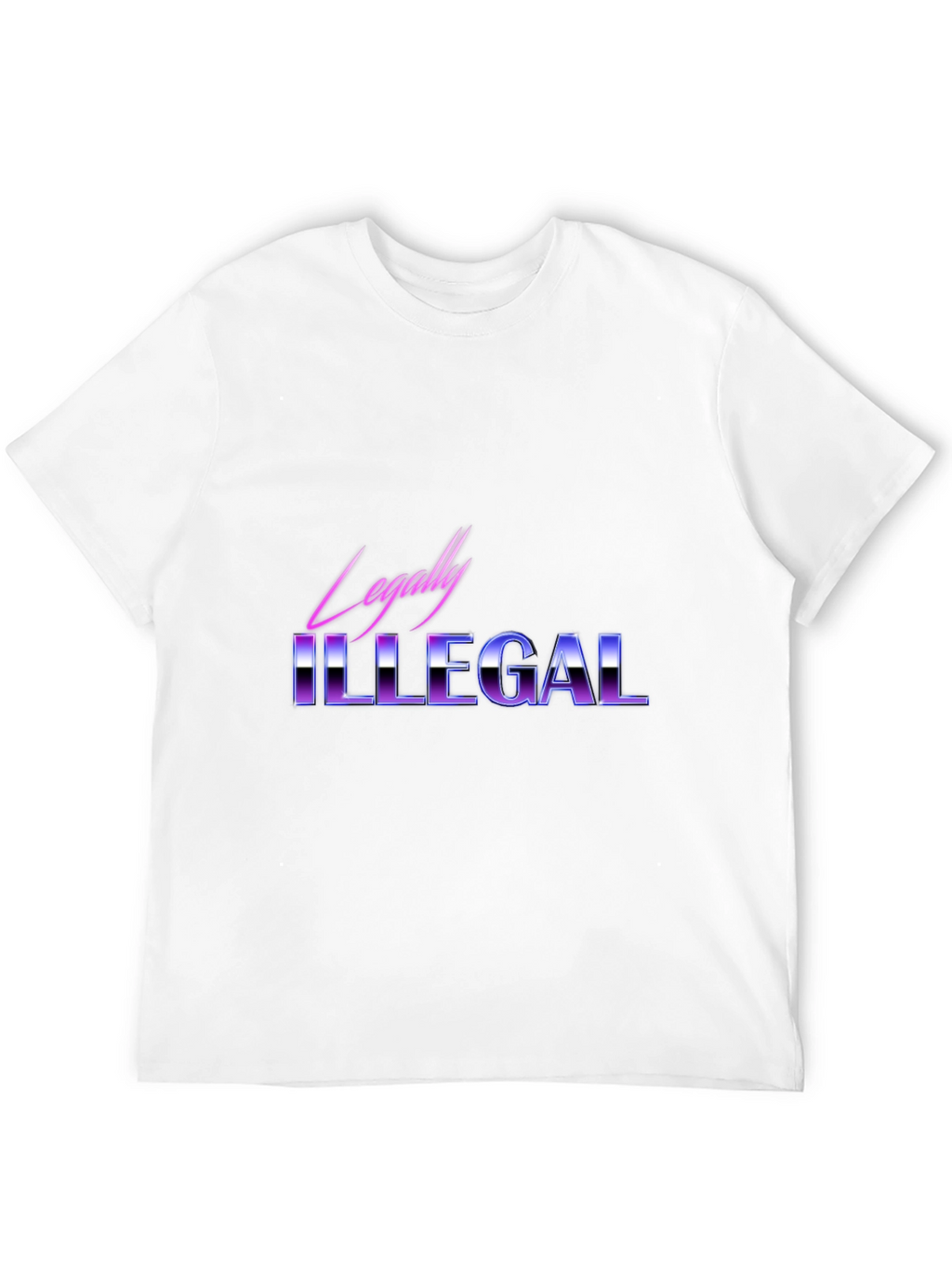 Legally Illegal Graphic Tee - Retro Style