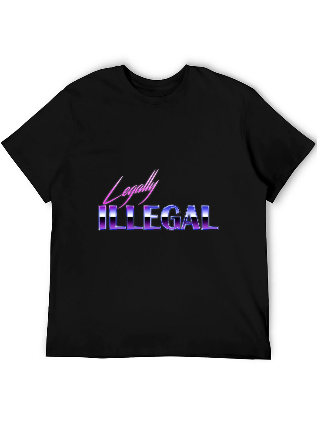 Legally Illegal Graphic Tee - Retro Style