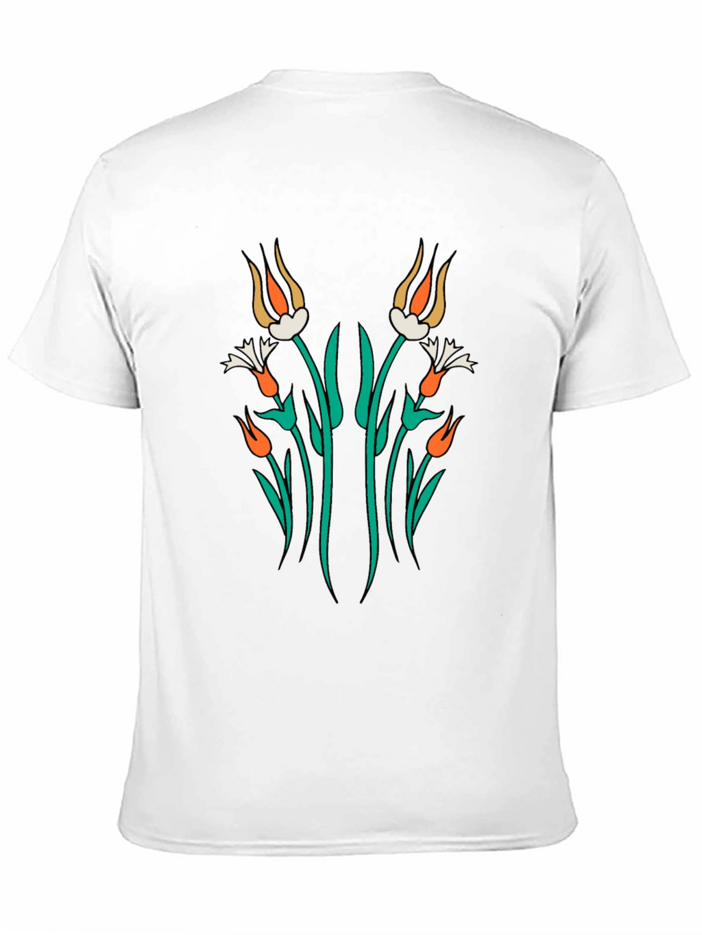 Floral Art Graphic T-Shirt - Modern Streetwear