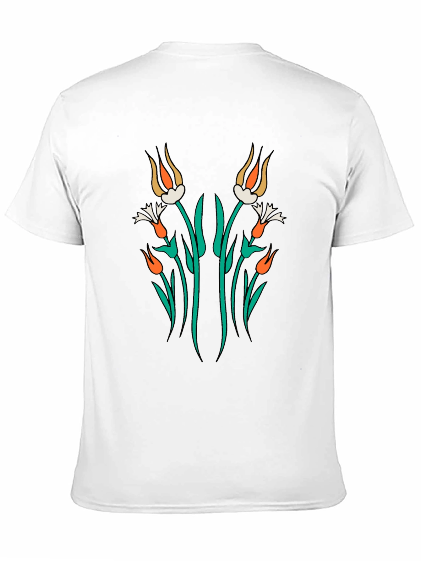 Floral Art Graphic T-Shirt - Modern Streetwear