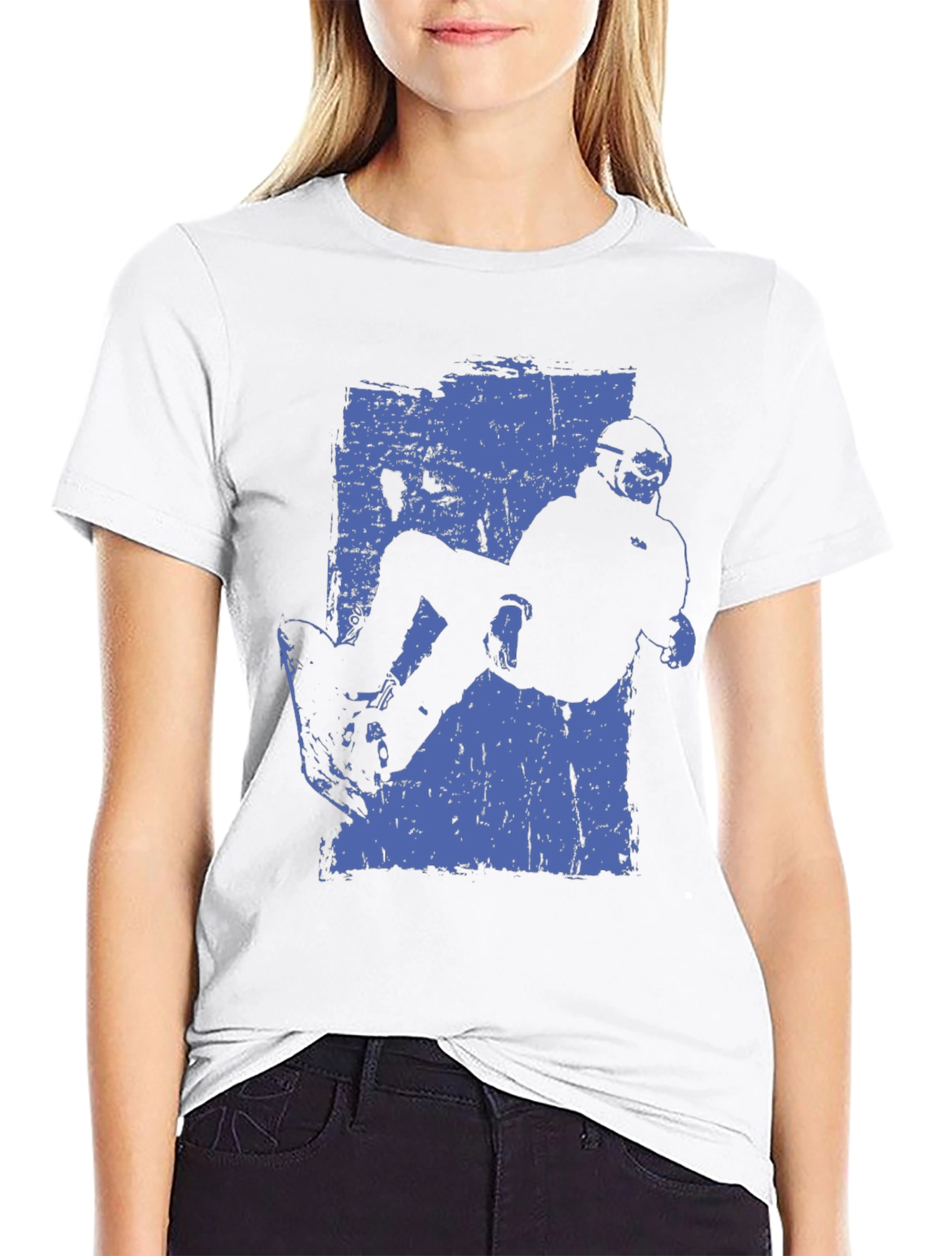 Snowboarder Graphic Tee - Cool Black T-Shirt