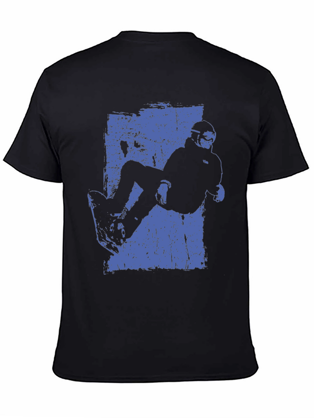 Snowboarder Graphic Tee - Cool Black T-Shirt