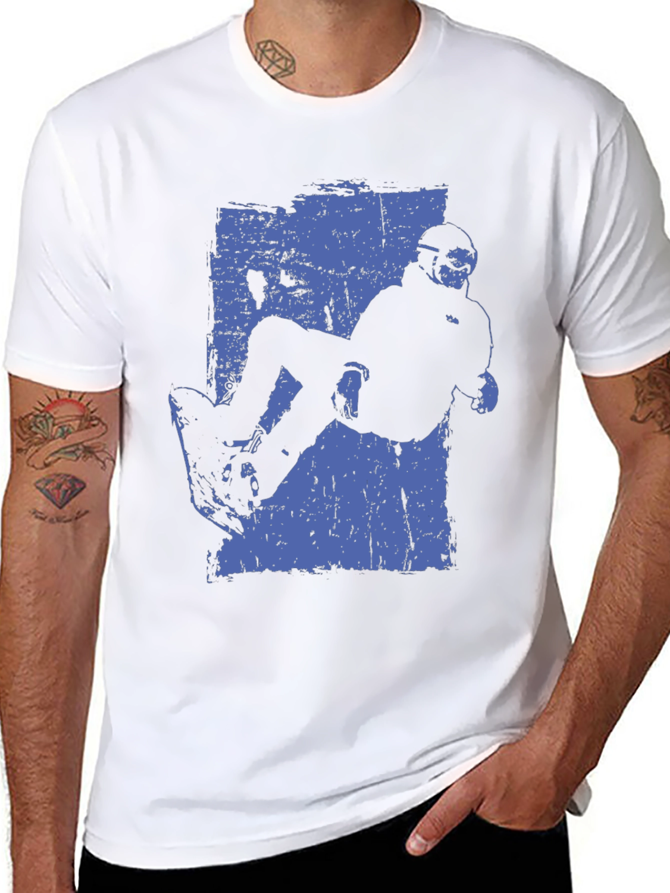 Snowboarder Graphic Tee - Cool Black T-Shirt