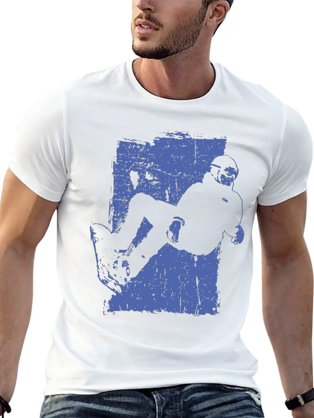 Snowboarder Graphic Tee - Cool Black T-Shirt