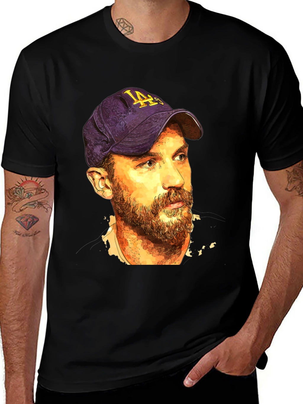 Chris Martin T-Shirt - Artistic Coldplay Fan Tee