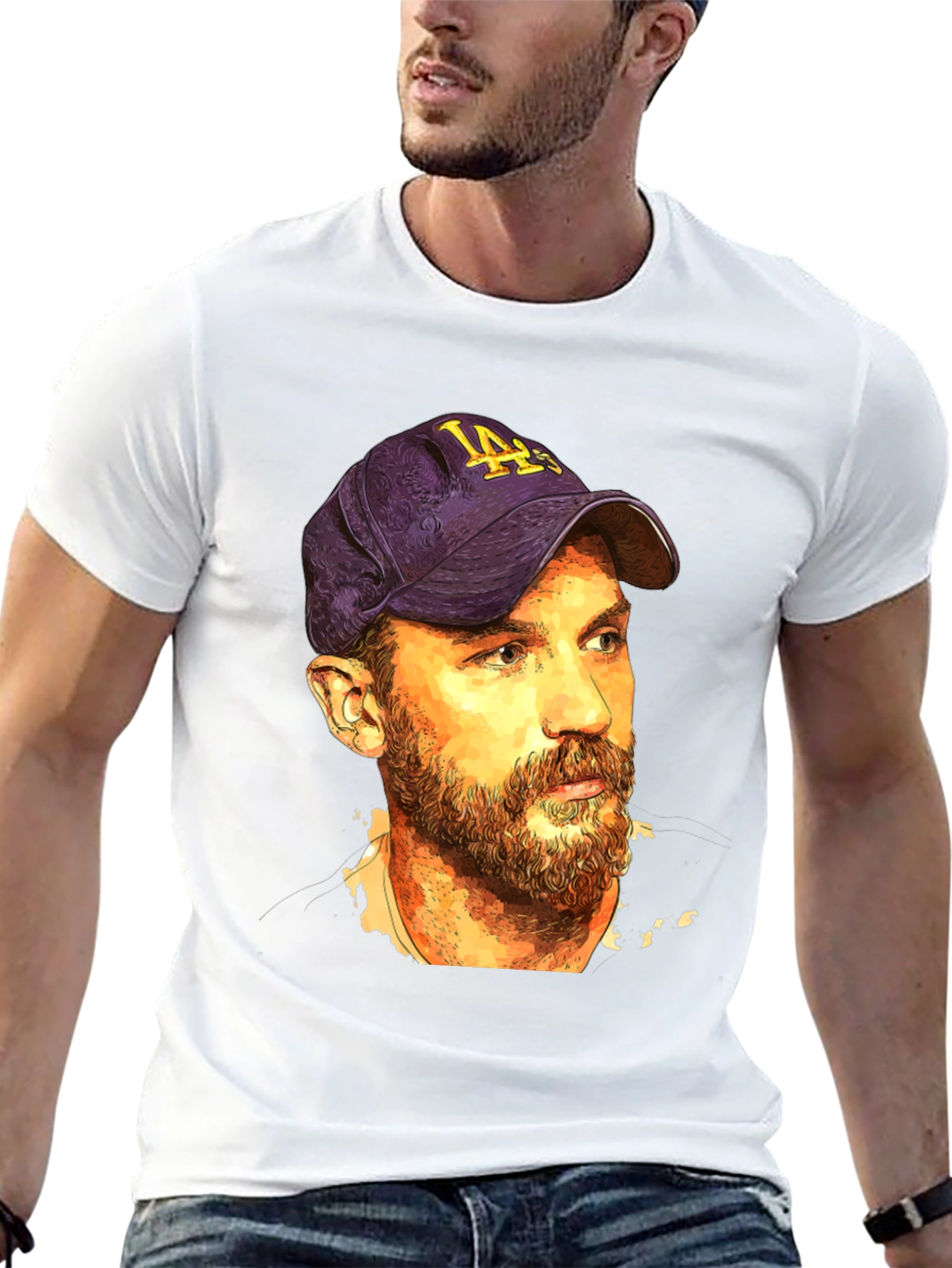 Chris Martin T-Shirt - Artistic Coldplay Fan Tee