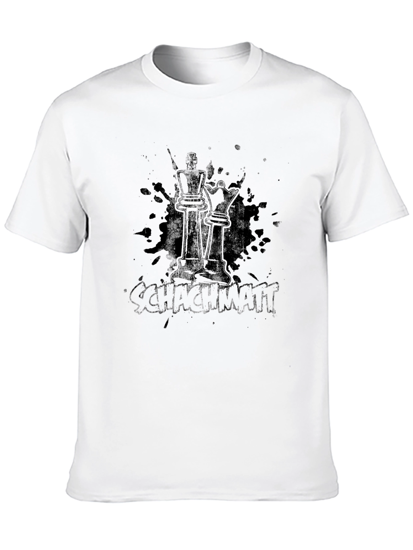 Chess King & Queen Schachmatt T-Shirt