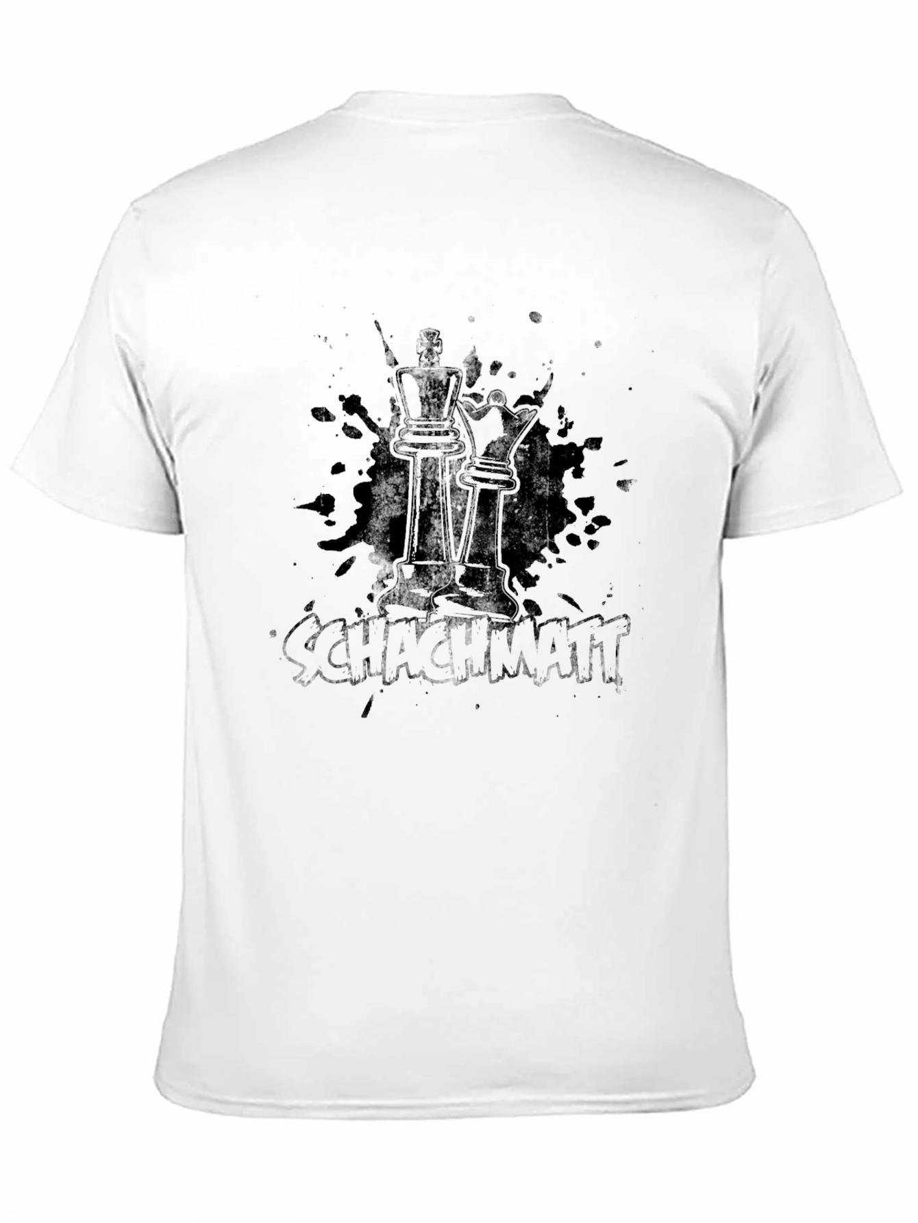 Chess King & Queen Schachmatt T-Shirt