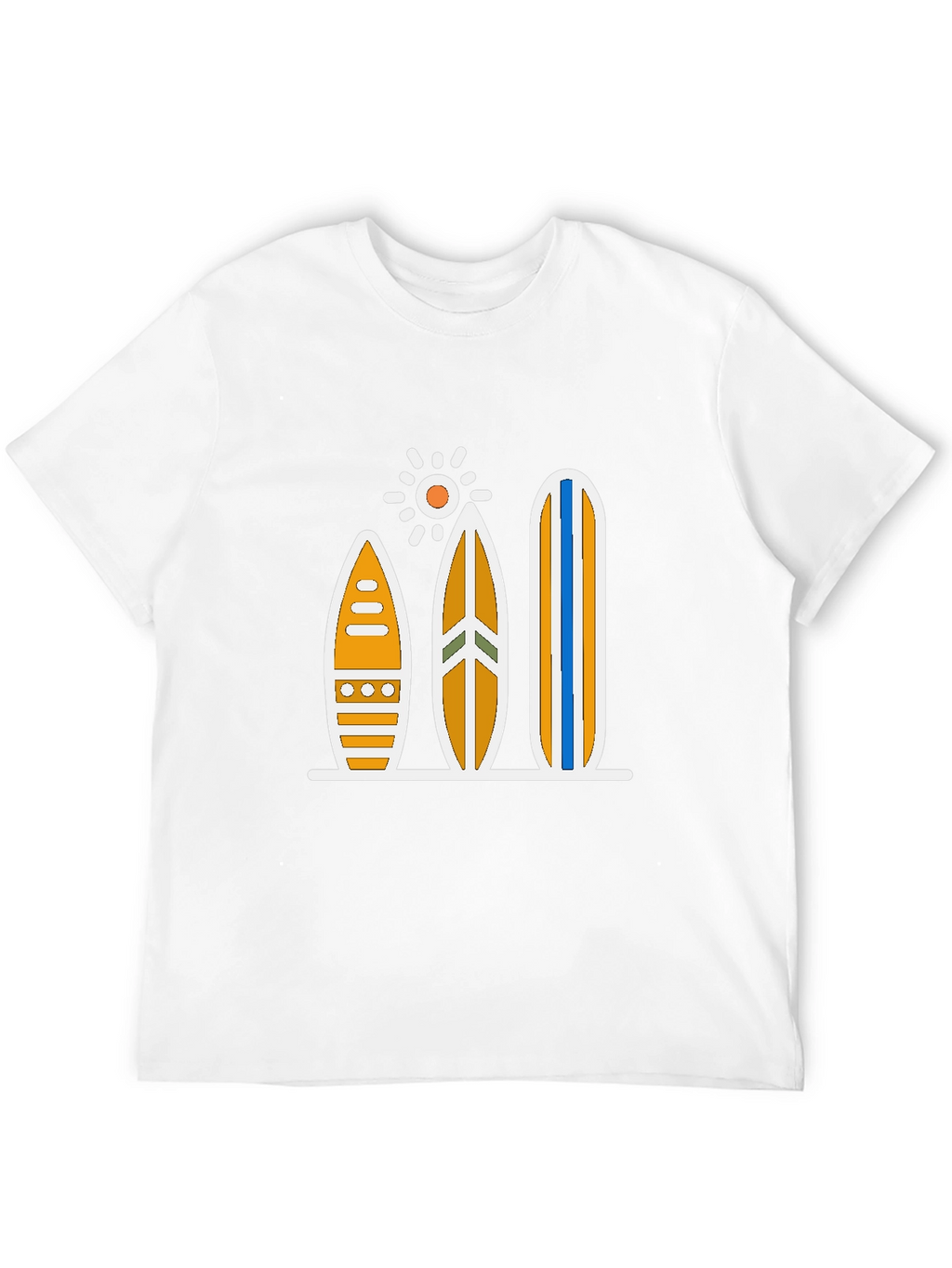 Surfboard Sun Graphic Tee