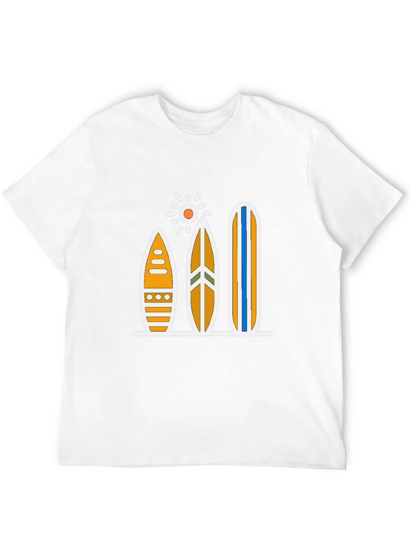 Surfboard Sun Graphic Tee