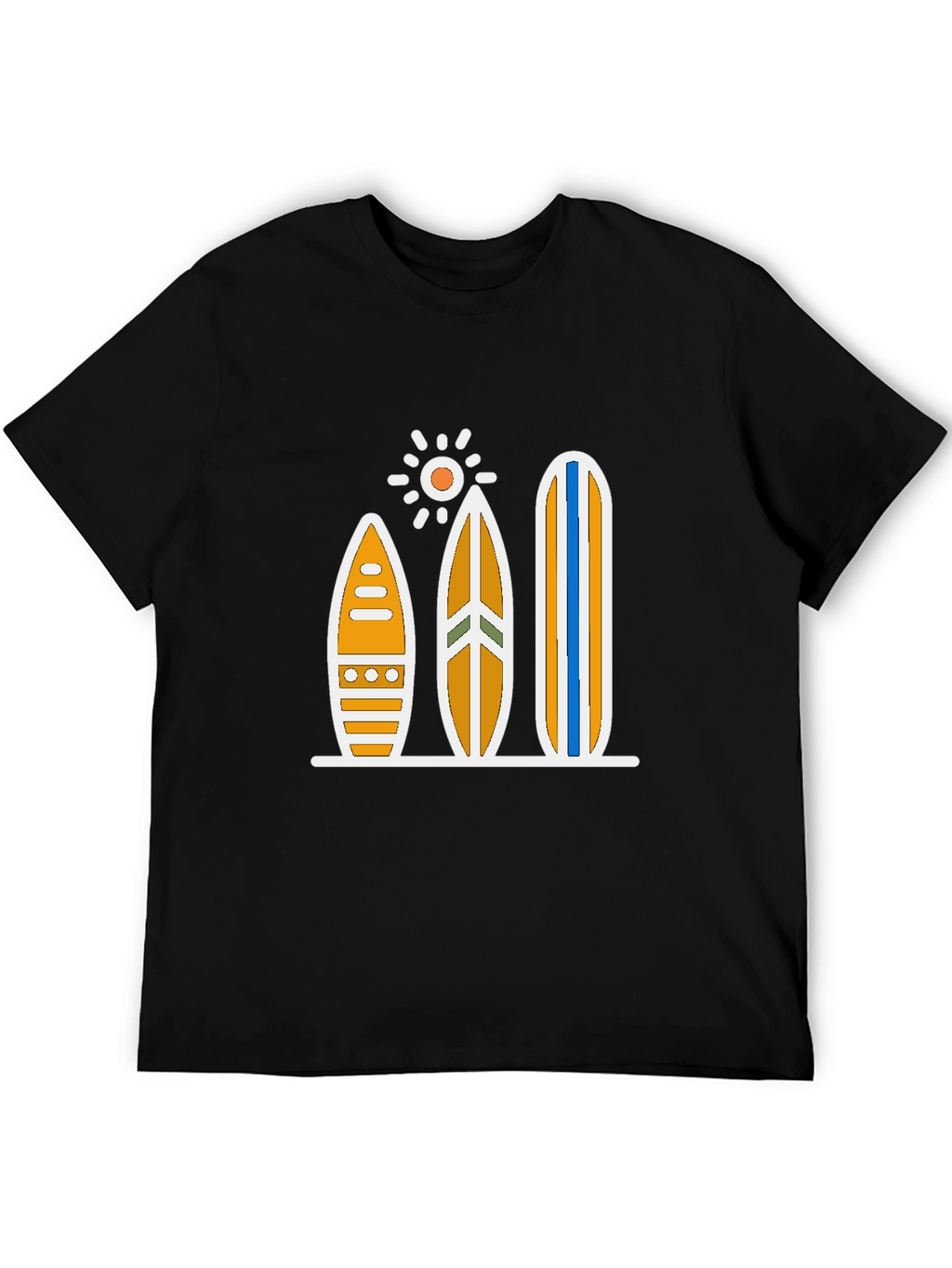 Surfboard Sun Graphic Tee