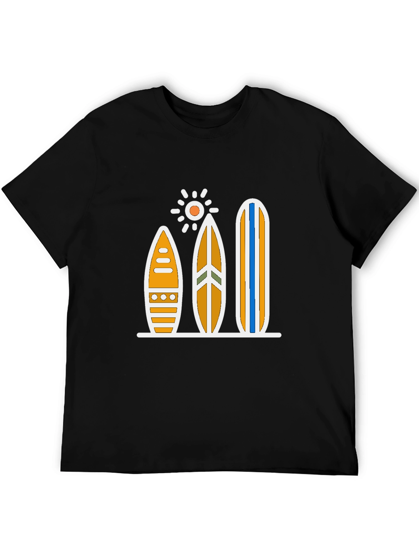 Surfboard Sun Graphic Tee