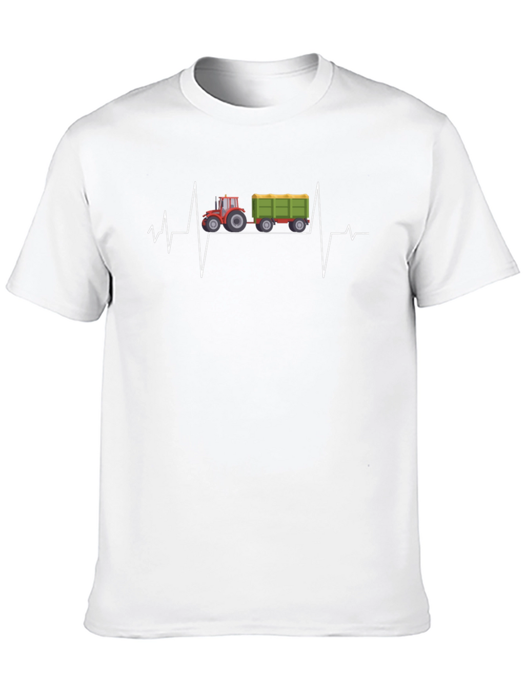 Tractor Heartbeat Graphic T-Shirt
