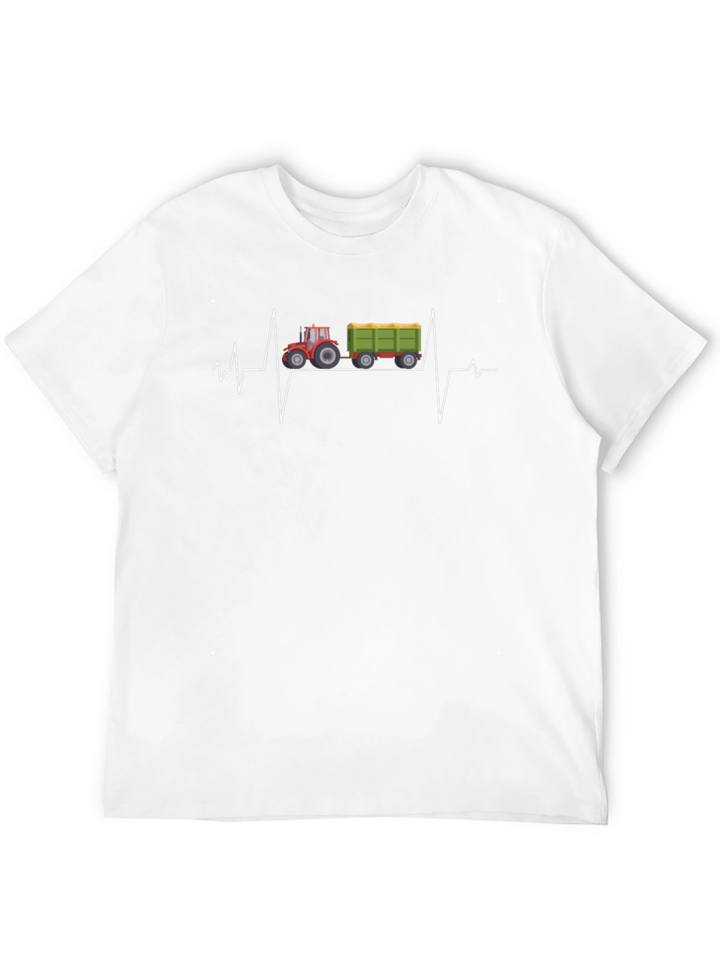 Tractor Heartbeat Graphic T-Shirt