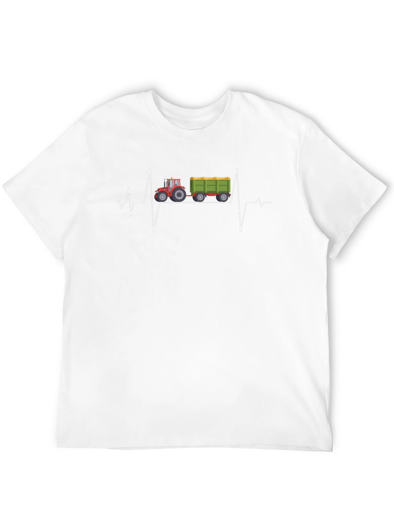 Tractor Heartbeat Graphic T-Shirt