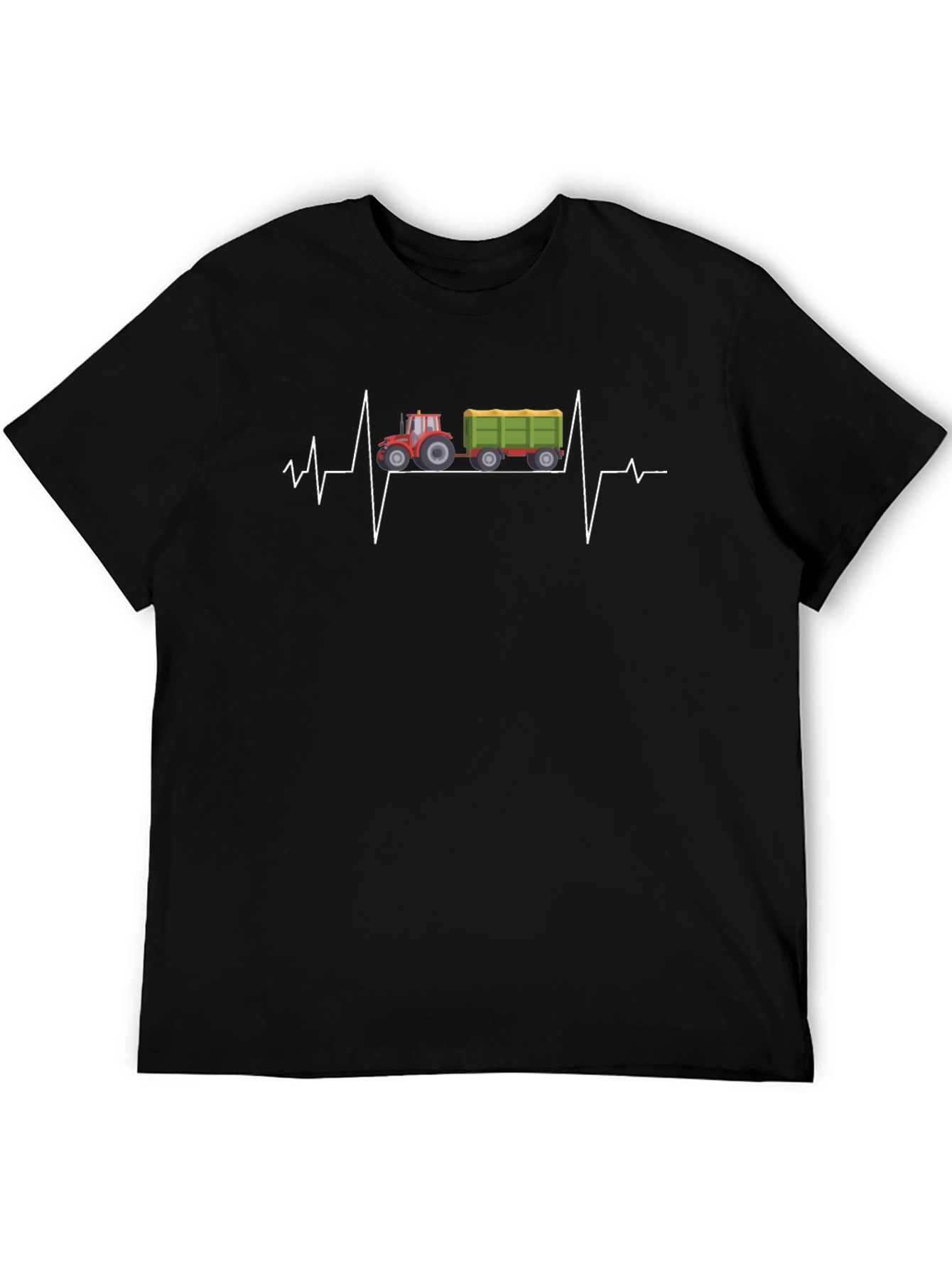 Tractor Heartbeat Graphic T-Shirt