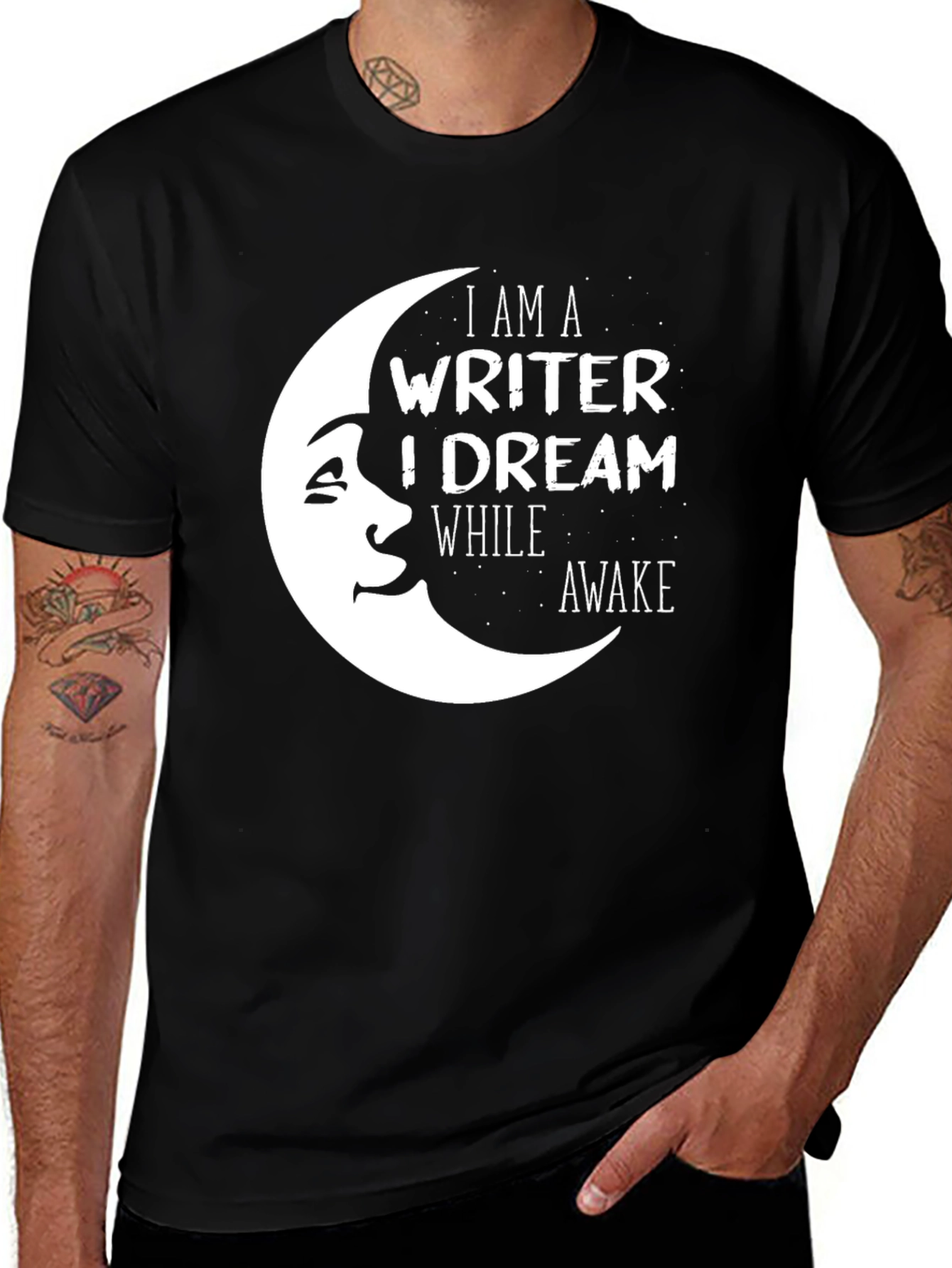 Writers Dream Black T-Shirt