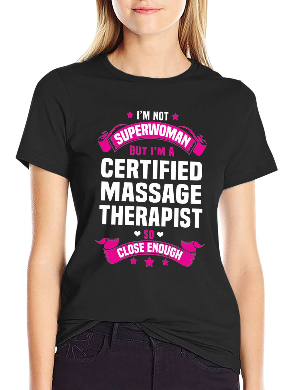 Funny Massage Therapist T-Shirt - Superwoman Gift