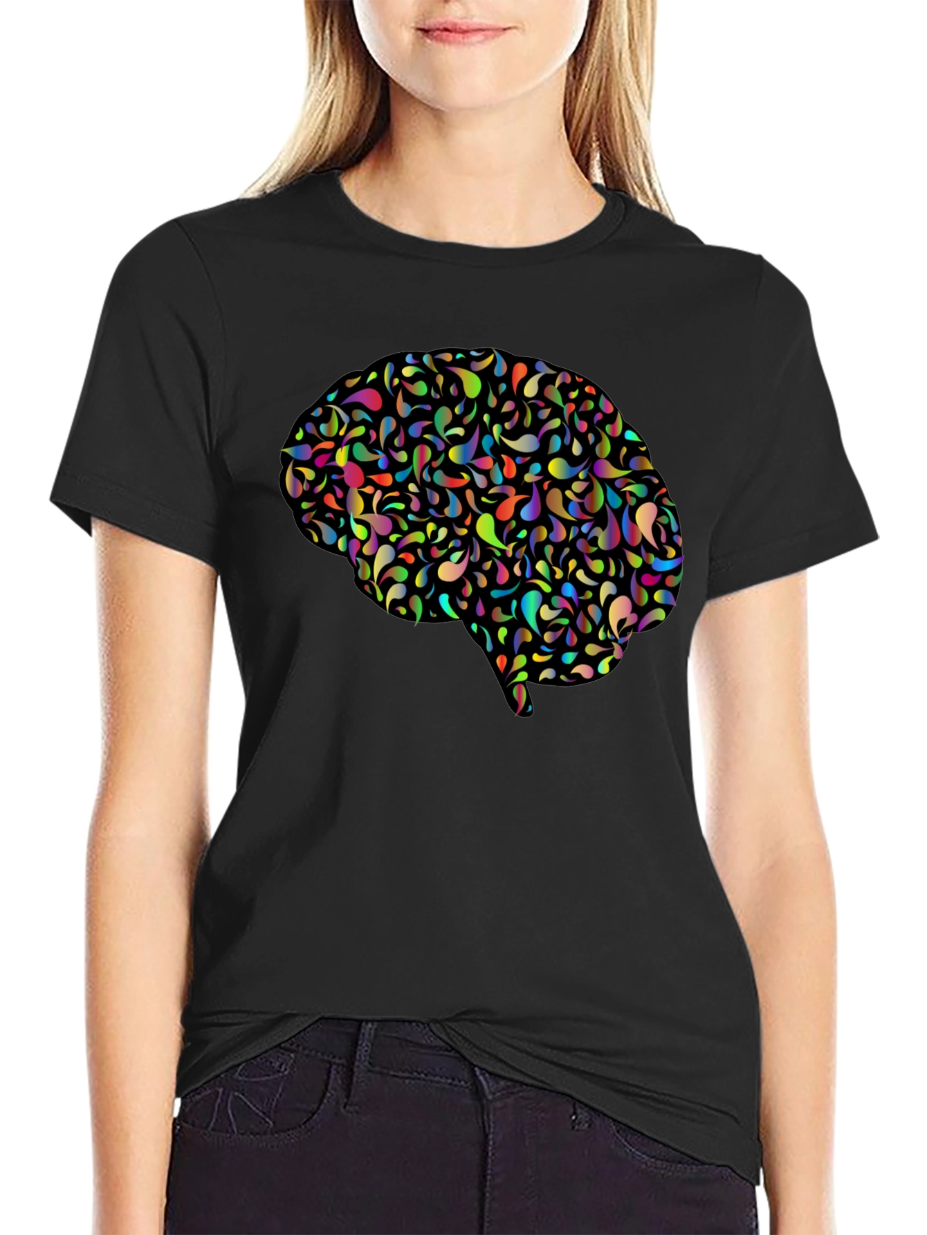 Creative Brain Graphic Tee - Think Outside the Box!