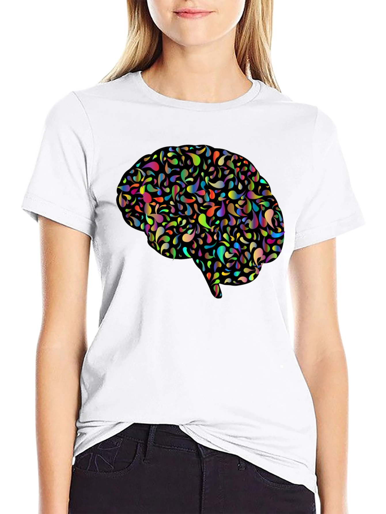 Creative Brain Graphic Tee - Think Outside the Box!