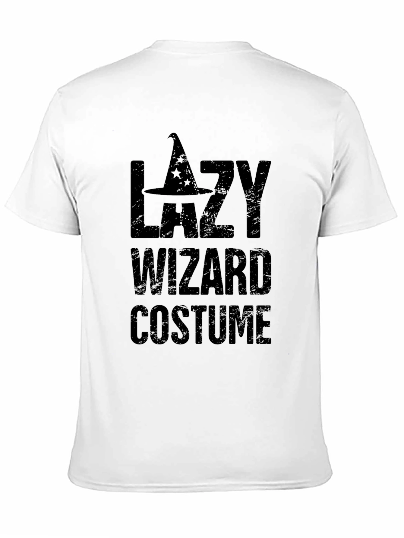 Lazy Wizard Costume T-Shirt - Black