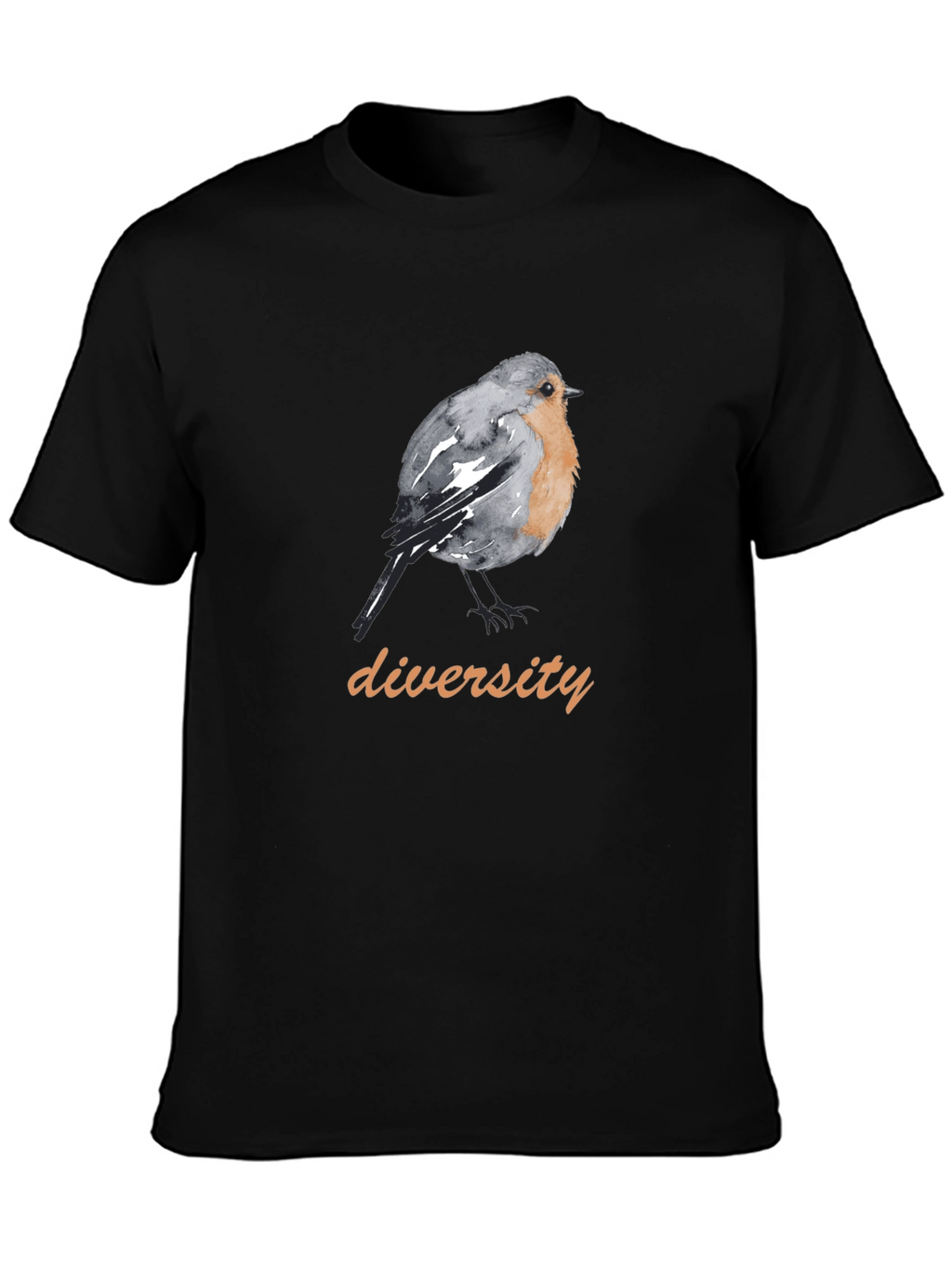 Diversity Bird Graphic Tee - Soft Cotton Unisex T-Shirt