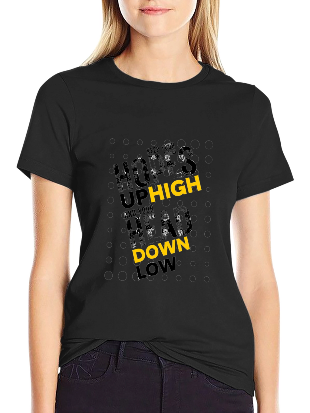 Hopes Up High Graphic Print T-Shirt