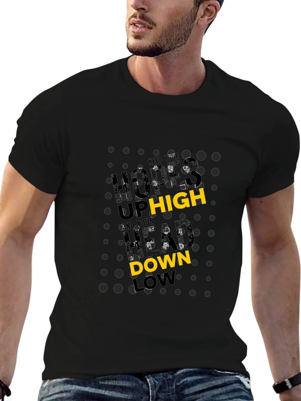 Hopes Up High Graphic Print T-Shirt