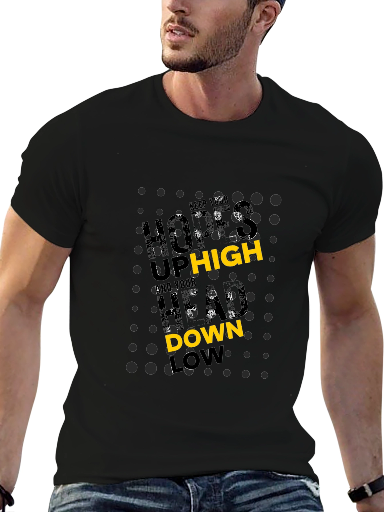 Hopes Up High Graphic Print T-Shirt