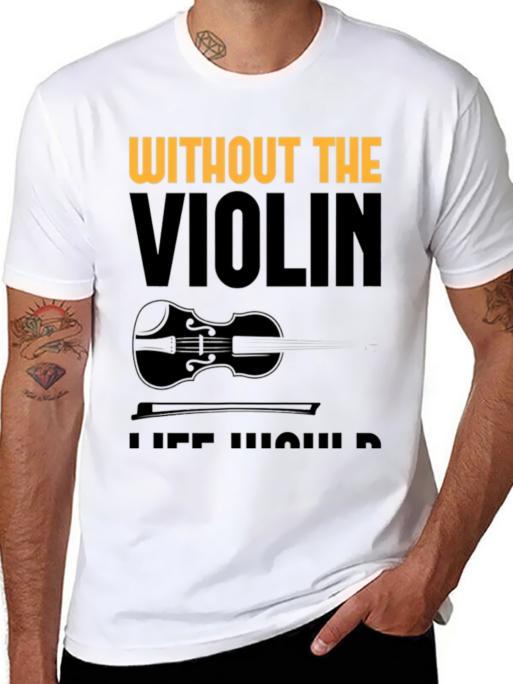 Violin Lover Tee - Without the Violin T-Shirt