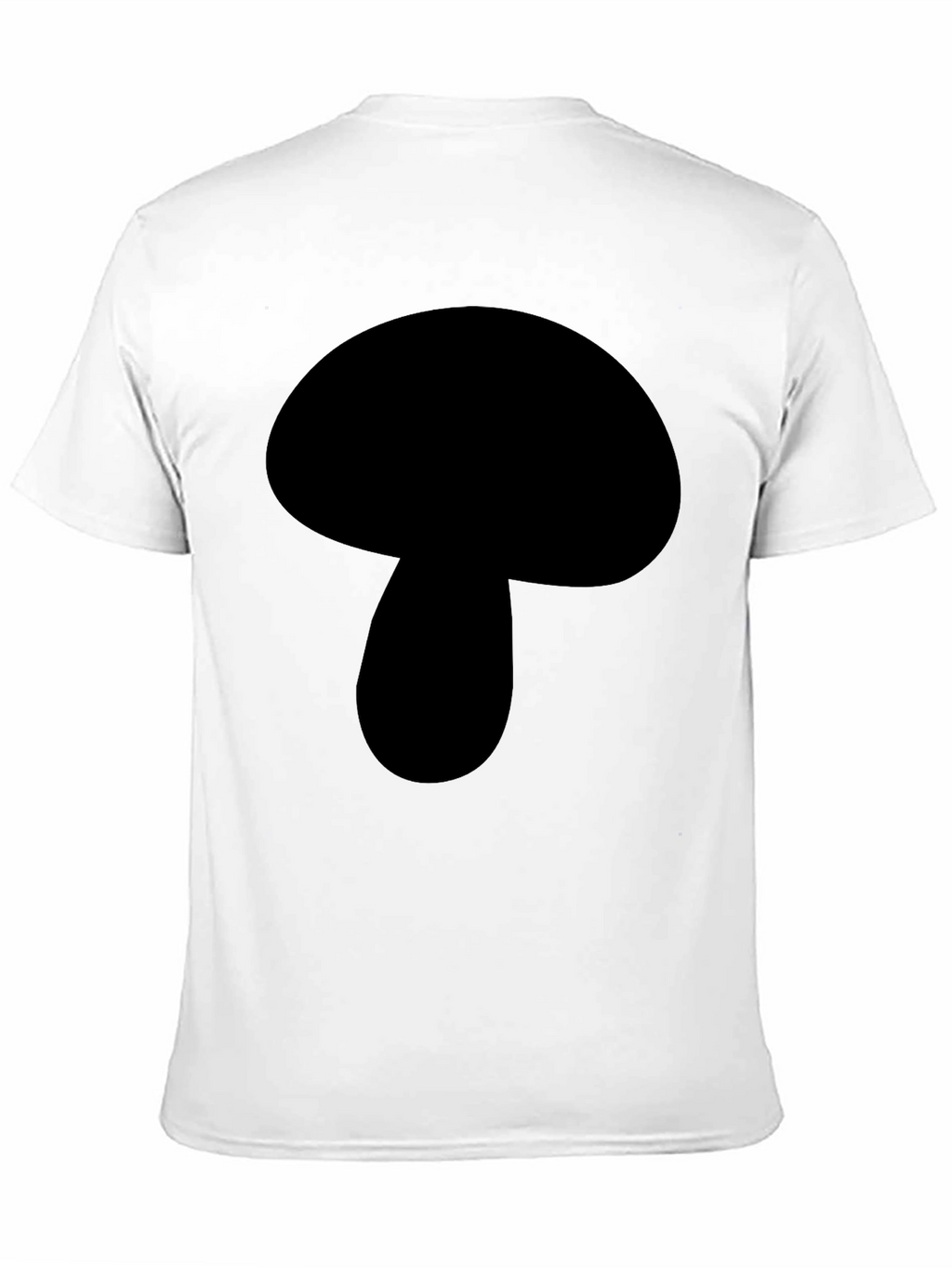 Mushroom Graphic Black T-Shirt - Casual Wear