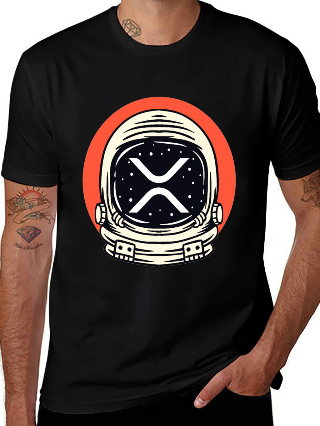 Astronaut XRP Crypto T-Shirt