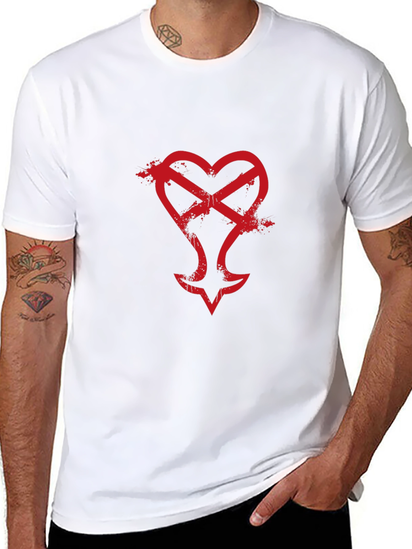 Heartless Symbol Black T-Shirt