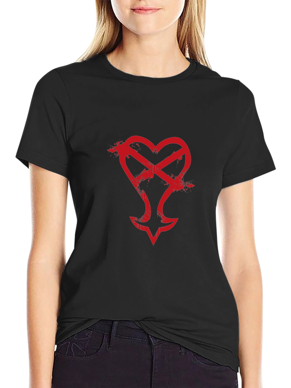 Heartless Symbol Black T-Shirt