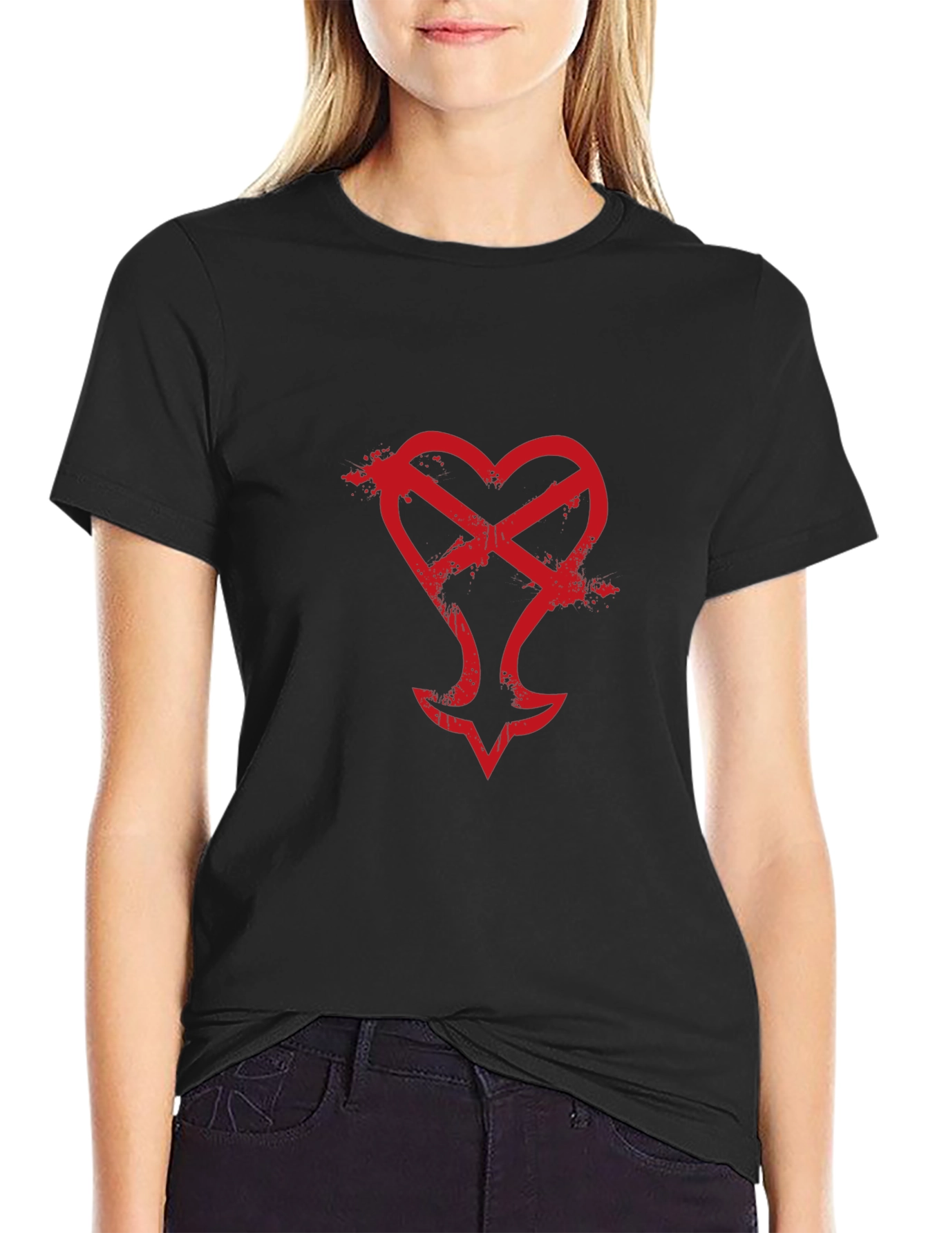 Heartless Symbol Black T-Shirt