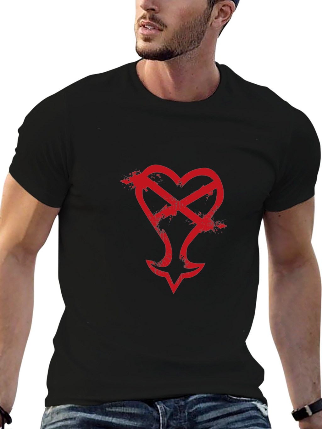 Heartless Symbol Black T-Shirt