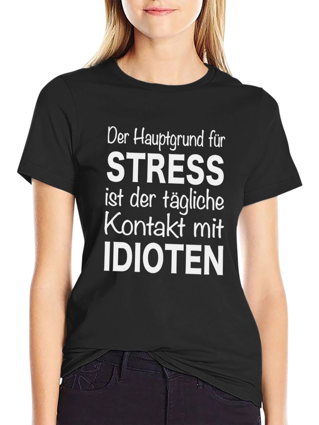 Stressful Idiots T-Shirt | Funny Slogan Tee