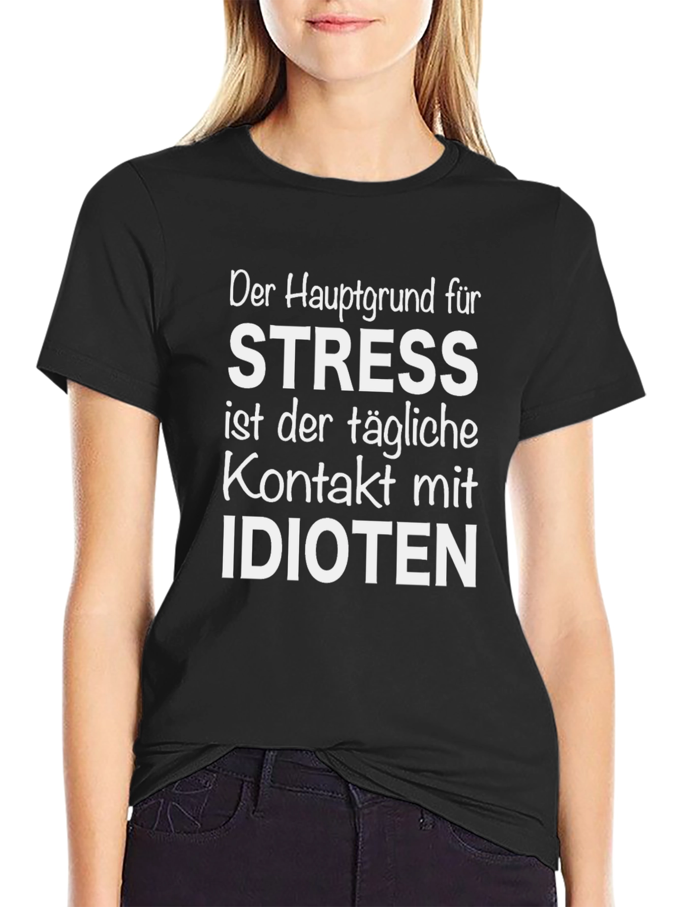 Stressful Idiots T-Shirt | Funny Slogan Tee