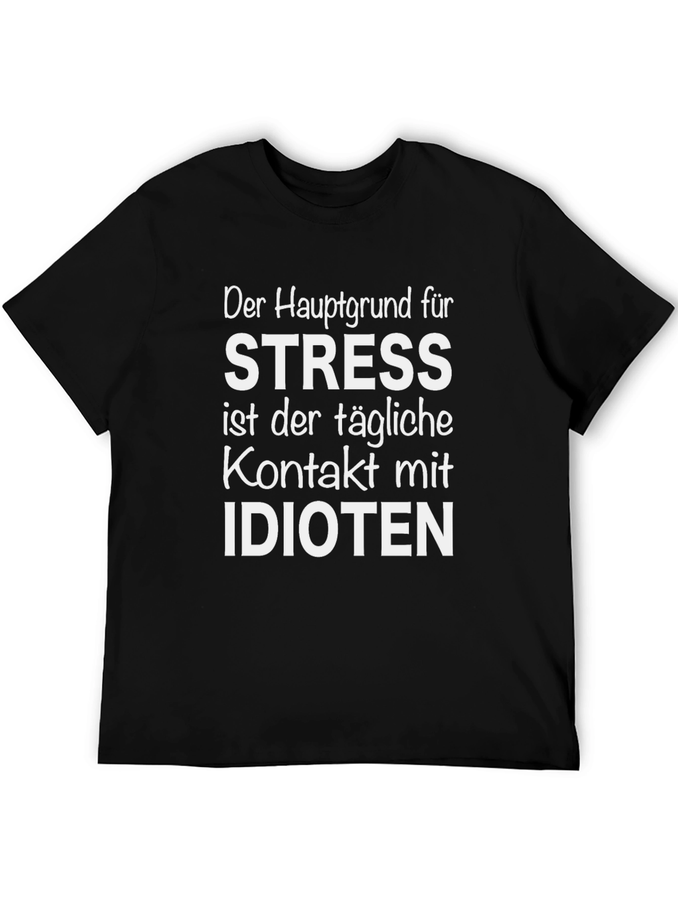 Stressful Idiots T-Shirt | Funny Slogan Tee