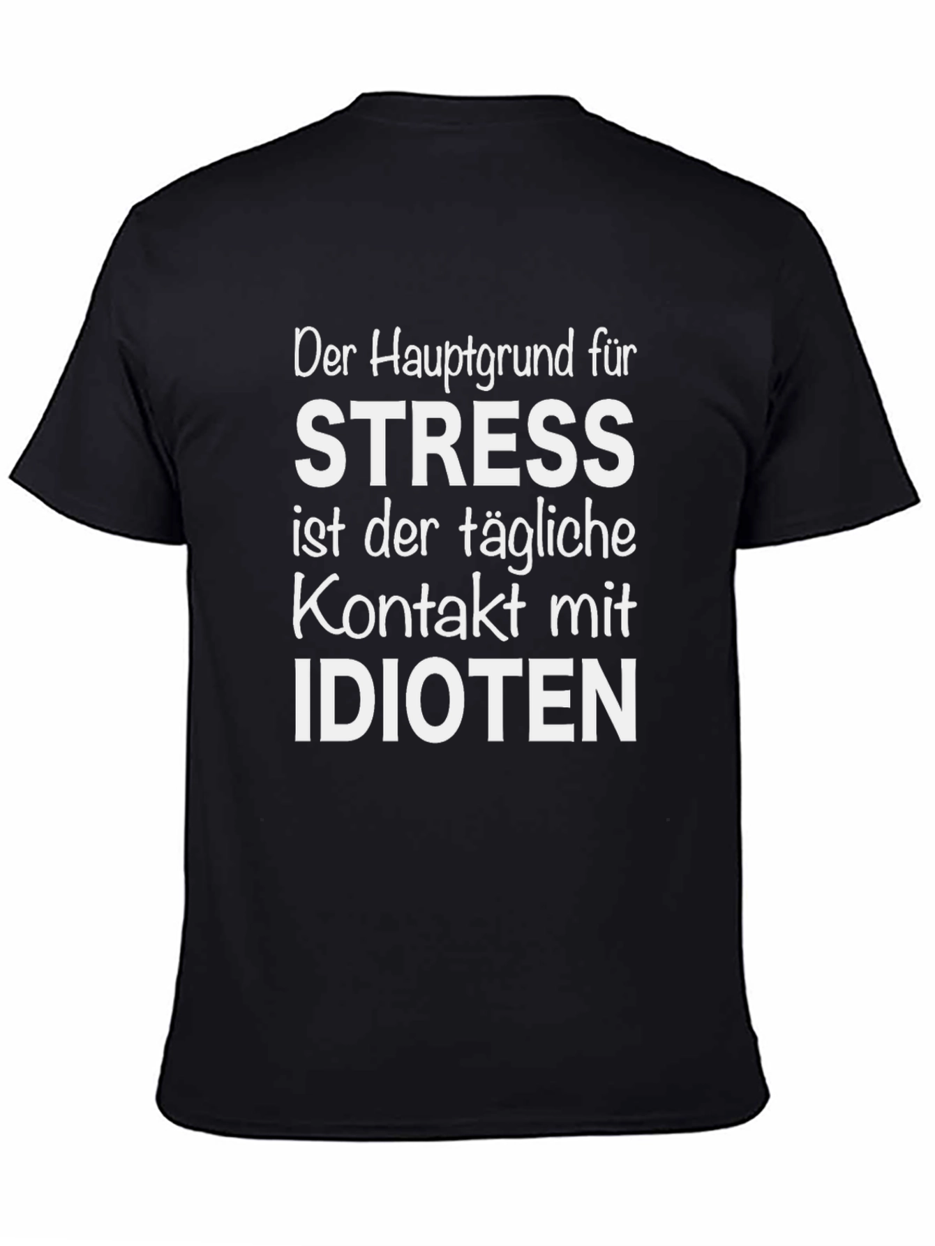 Stressful Idiots T-Shirt | Funny Slogan Tee