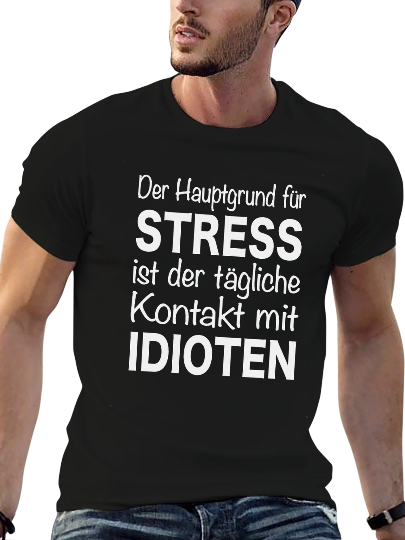 Stressful Idiots T-Shirt | Funny Slogan Tee
