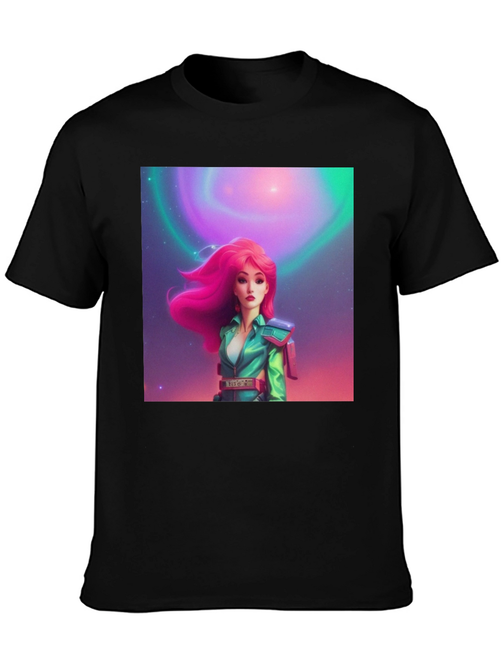 Retro Sci-Fi Girl Graphic Tee