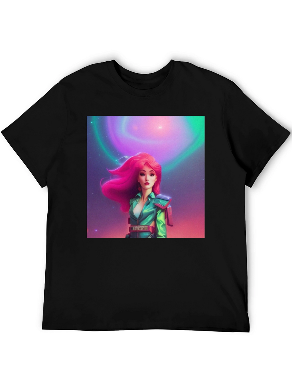 Retro Sci-Fi Girl Graphic Tee