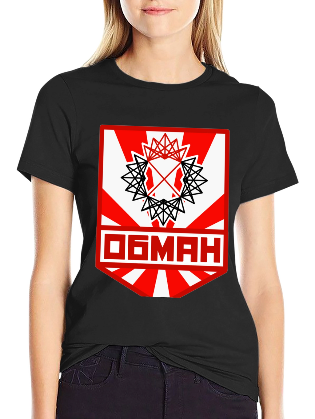 Graphic Tee with Unique Geometric Design