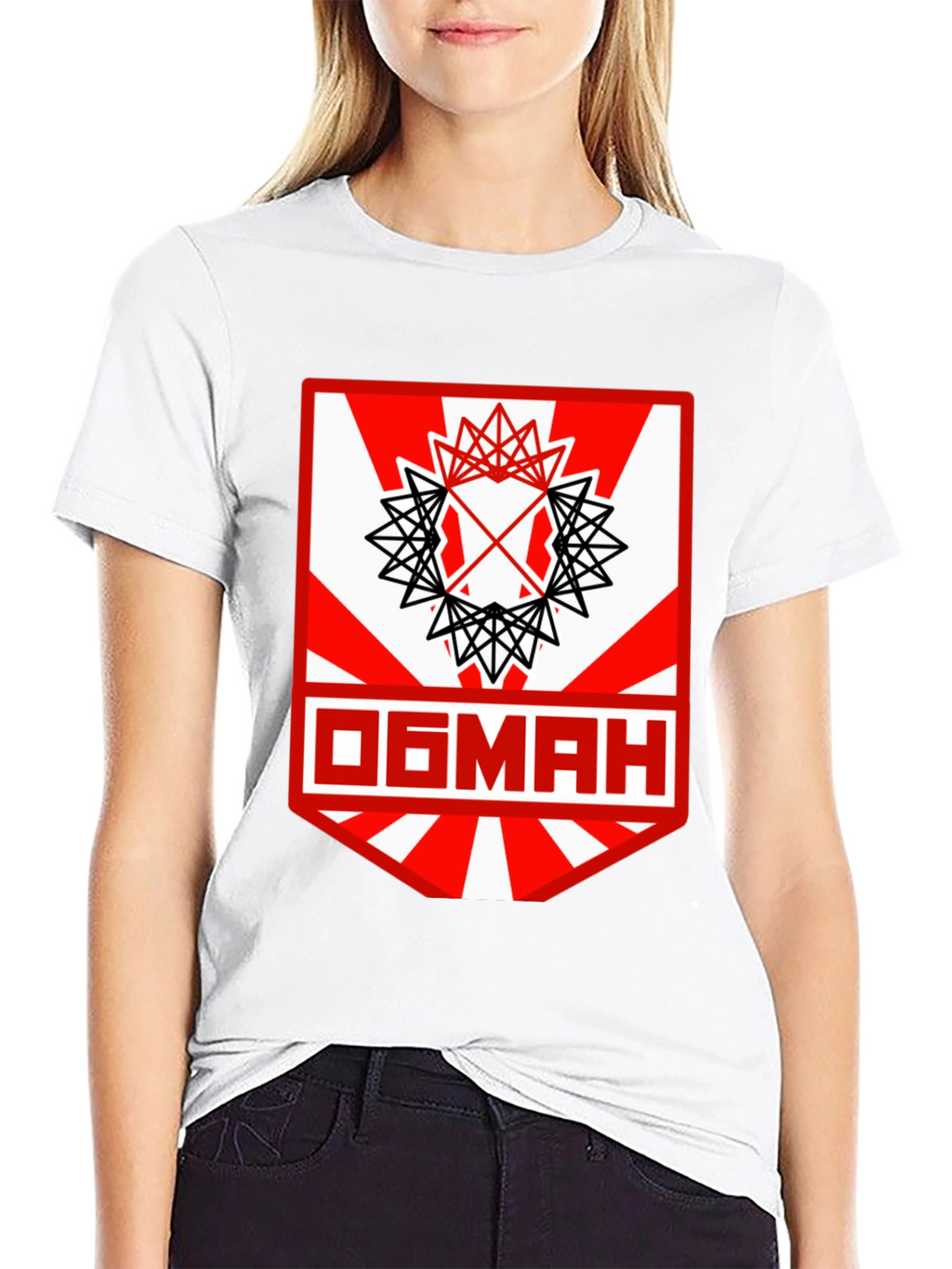 Graphic Tee with Unique Geometric Design