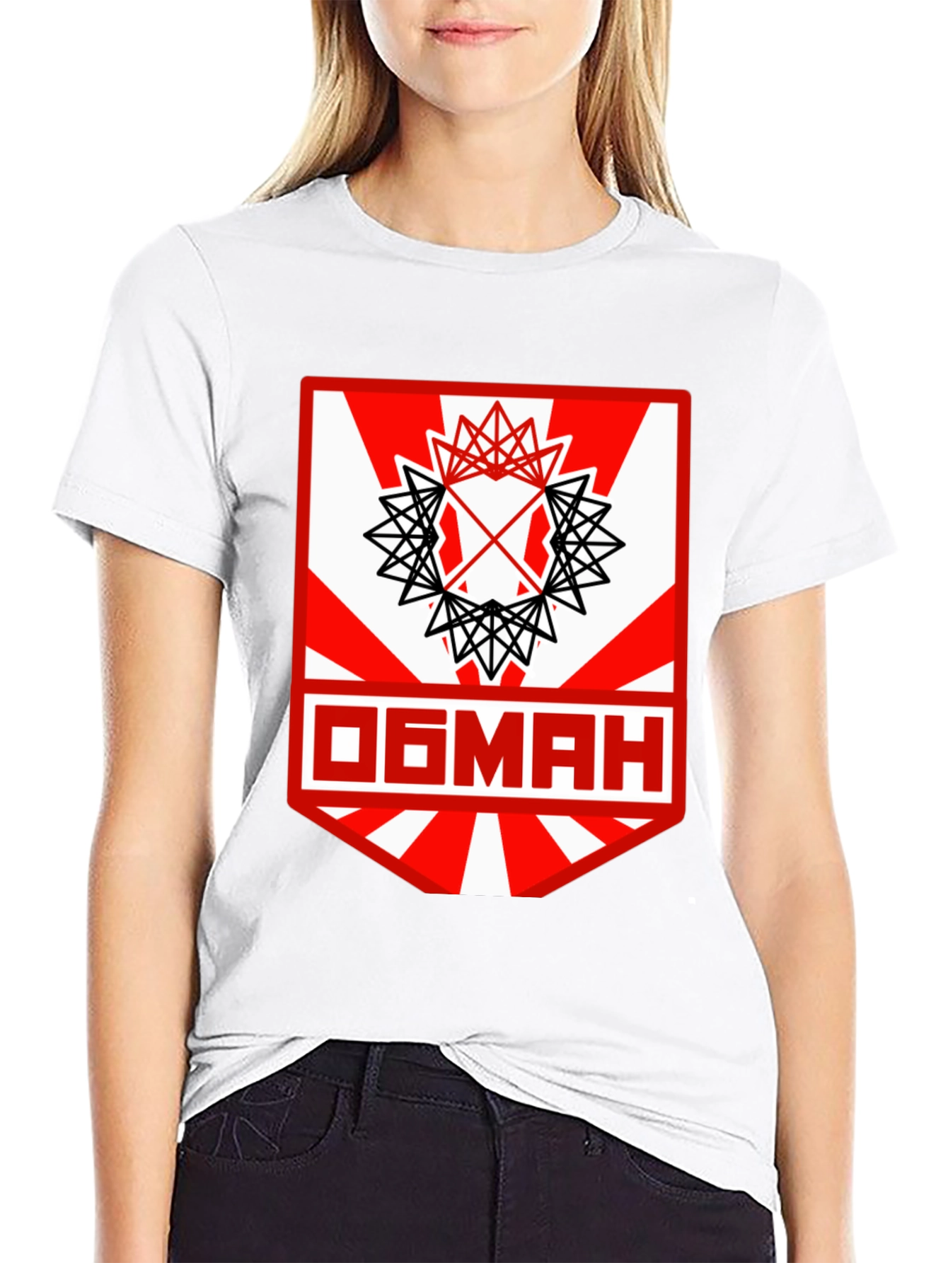 Graphic Tee with Unique Geometric Design