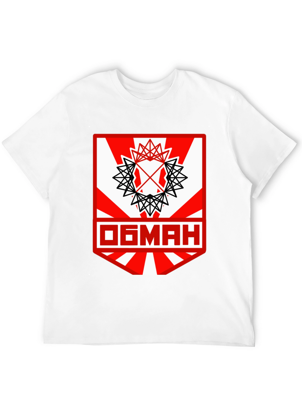 Graphic Tee with Unique Geometric Design