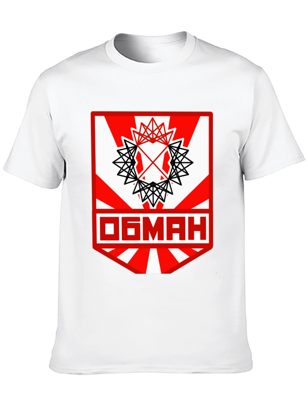Graphic Tee with Unique Geometric Design