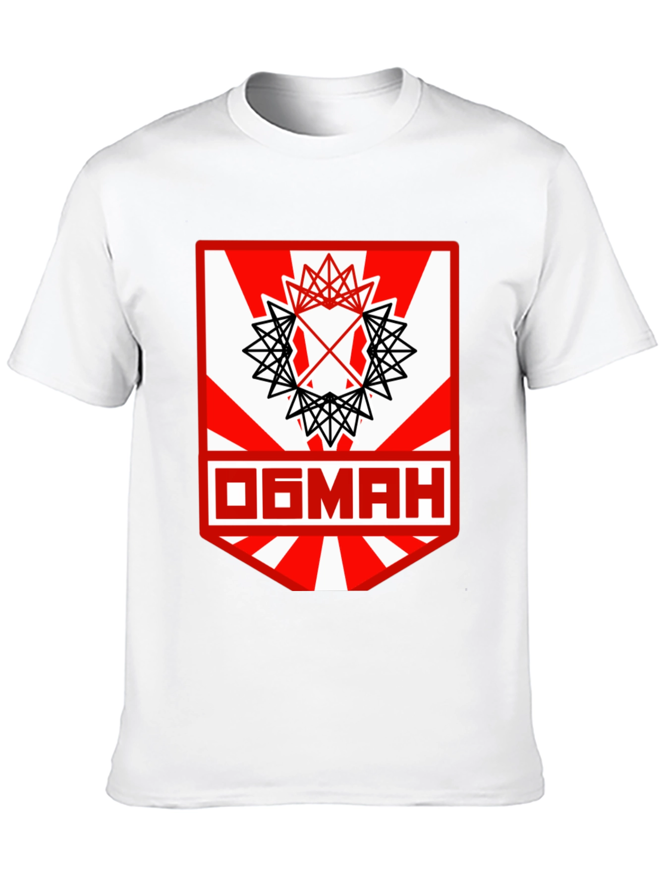 Graphic Tee with Unique Geometric Design